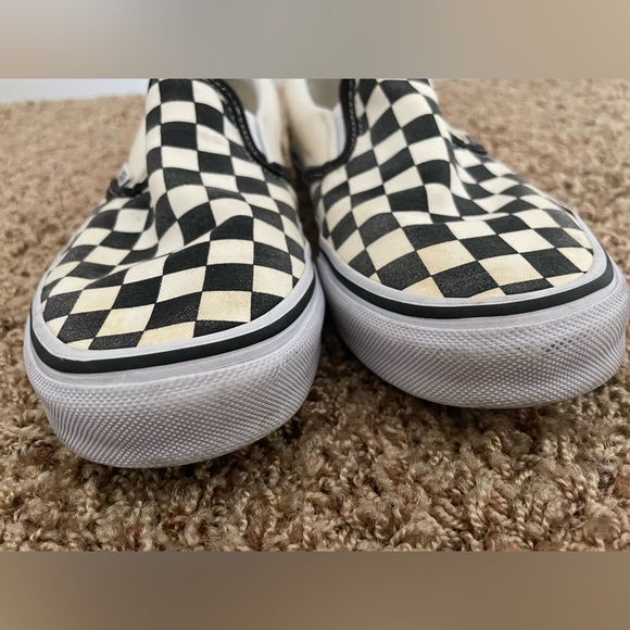 VANS Slip On Classic 507698 Black Checkered Mens 6 Wmns 7.5 - Picture 3 of 8